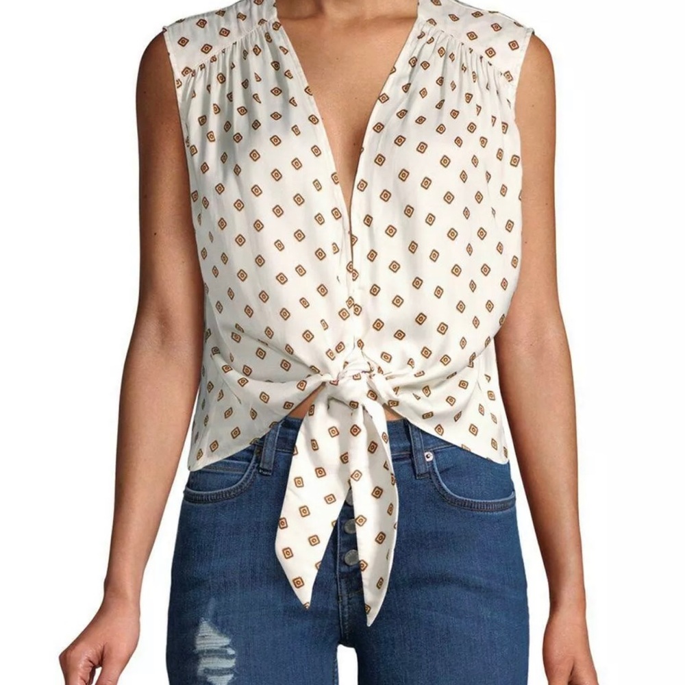 NWT Free People tie front crop